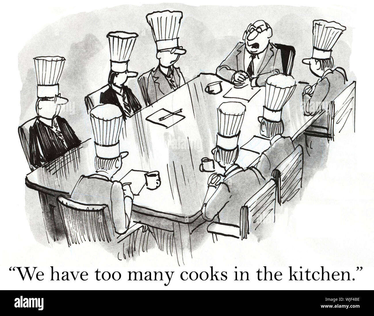 We have too many cooks in the kitchen Blank Meme Template
