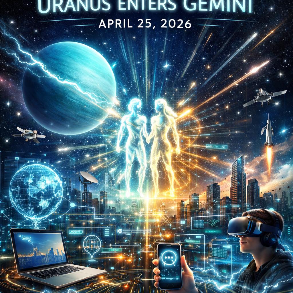 Uranus moves into Gemini on April 25, 2026 Blank Meme Template