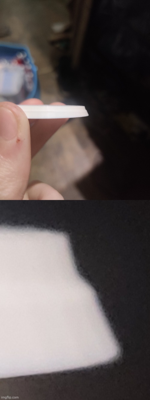 Trying to print model bases and of course I get an inexplicable defect that makes me have to change the model and infill | made w/ Imgflip meme maker