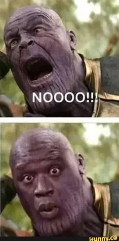 Thanos Blank Meme Template