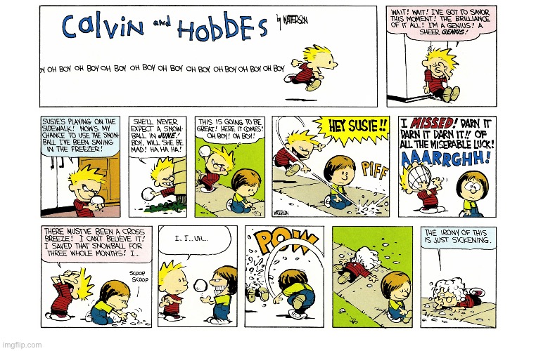 image tagged in calvin and hobbes,comics | made w/ Imgflip meme maker