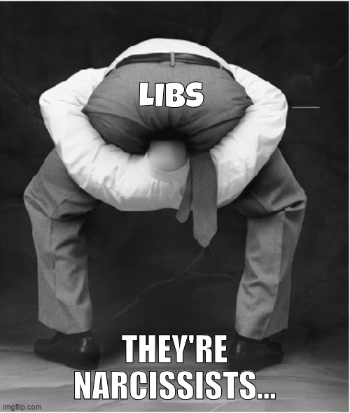 Narcissist libs | Libs; They're narcissists... | image tagged in narcissist,libs | made w/ Imgflip meme maker