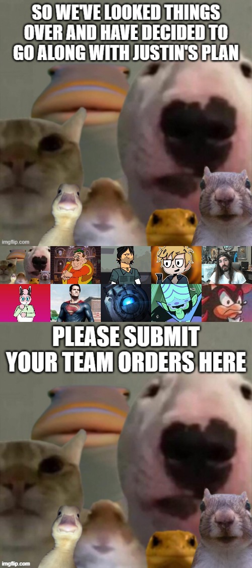 Team Ordering | made w/ Imgflip meme maker