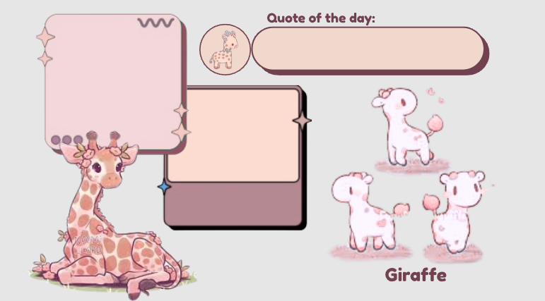 High Quality giraffe Blank Meme Template