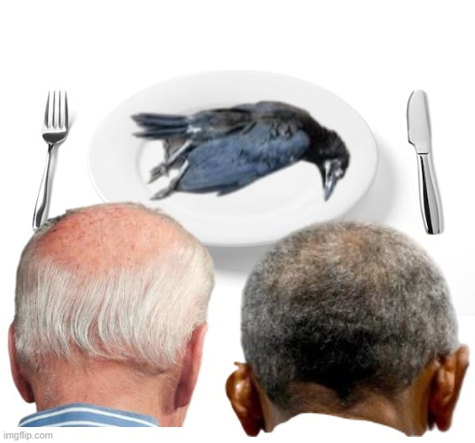 Biden Obama eat crow Blank Meme Template