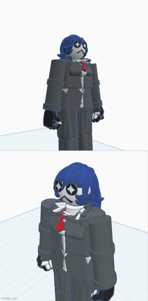 shes done yipe (tell me if anything needs fix/ the hair was a pain to do lol) | made w/ Imgflip meme maker