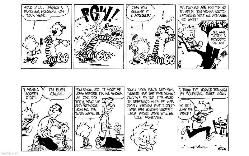 image tagged in calvin and hobbes,comics | made w/ Imgflip meme maker