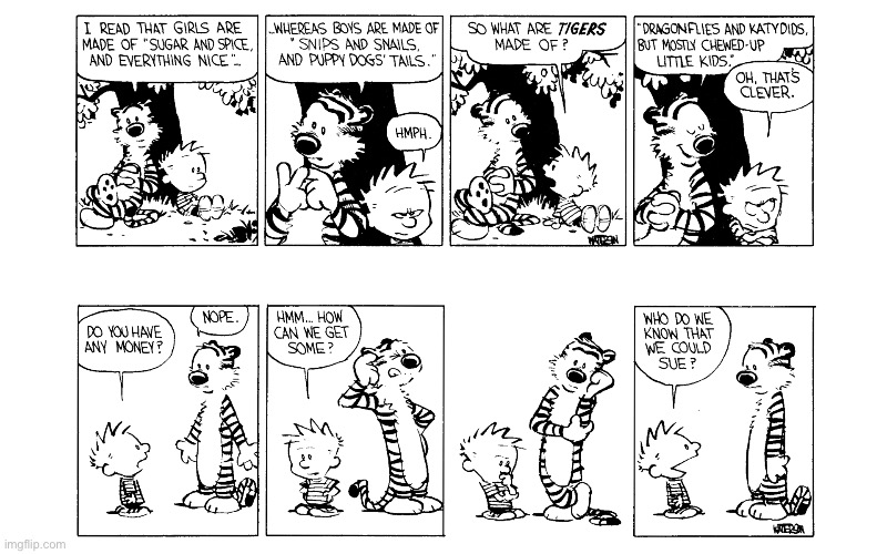 image tagged in calvin and hobbes,comics | made w/ Imgflip meme maker