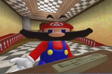 a mario Blank Meme Template