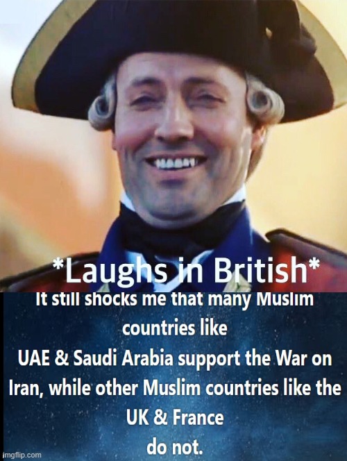 Laughs in British!! | image tagged in sam elliott special kind of stupid | made w/ Imgflip meme maker