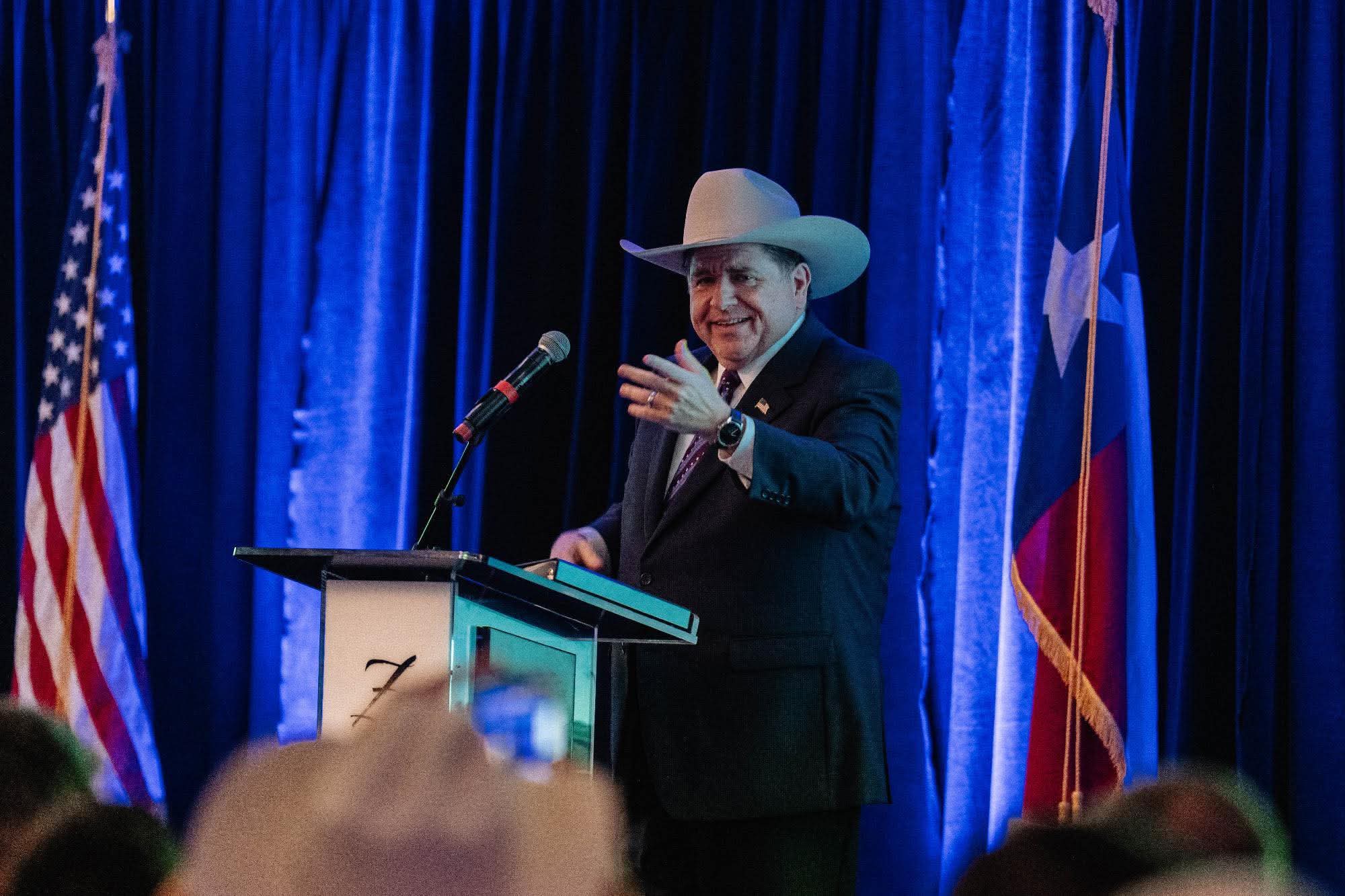 Prizker Tax Rustlin' Blank Meme Template