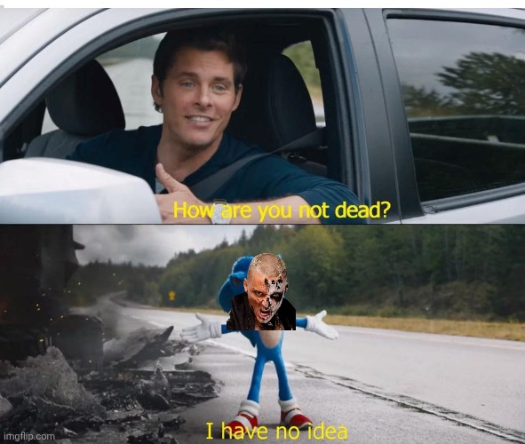 Brother puts his whole body on the line every week | image tagged in sonic how are you not dead,wrestling,aew,darby allin | made w/ Imgflip meme maker