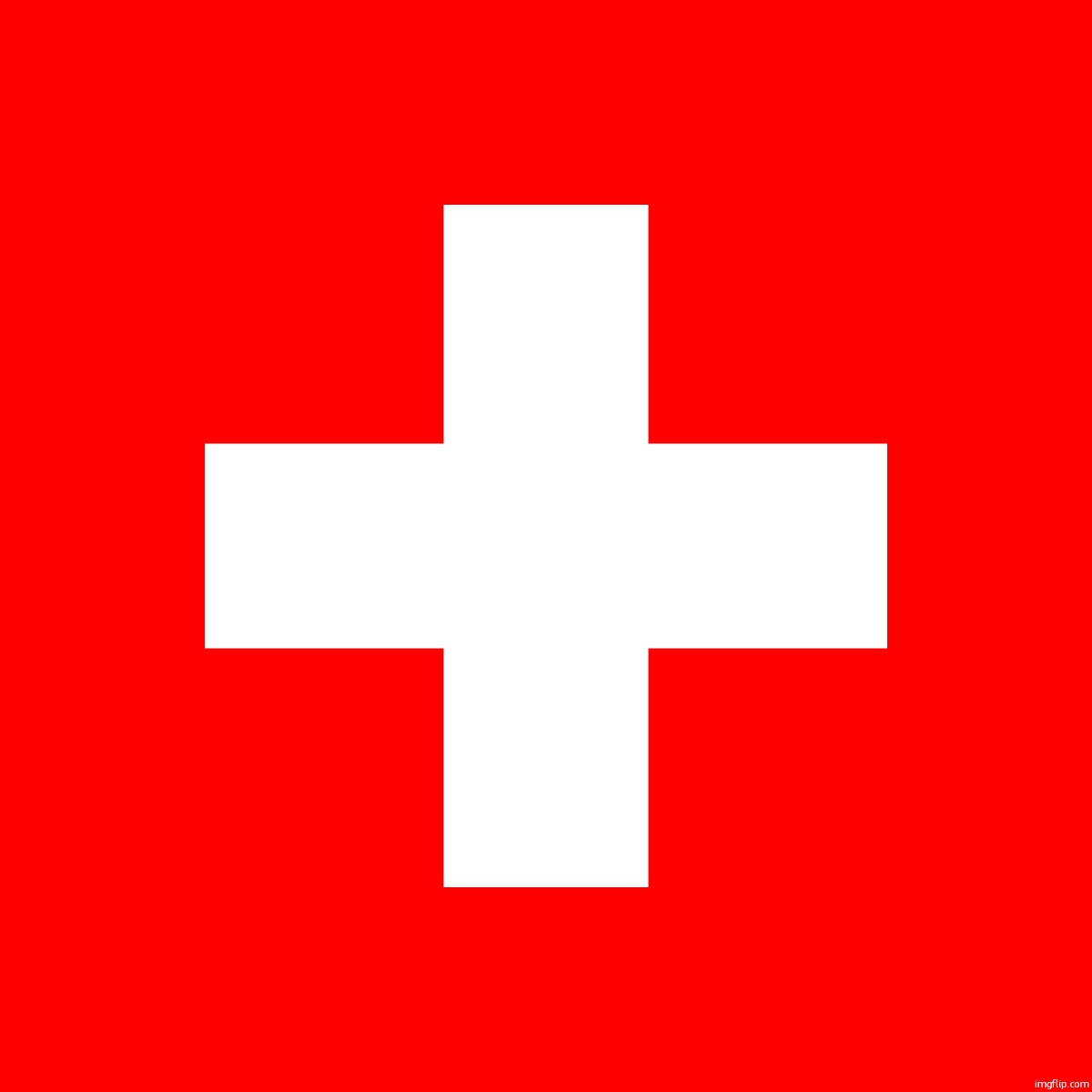 image tagged in swiss flag | made w/ Imgflip meme maker