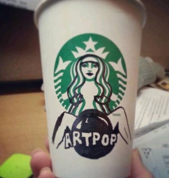 venus gaga starbucks Blank Meme Template