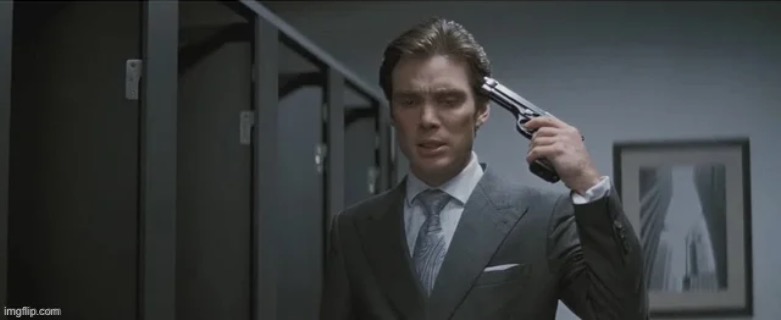Gun pointed at head | image tagged in gun pointed at head | made w/ Imgflip meme maker