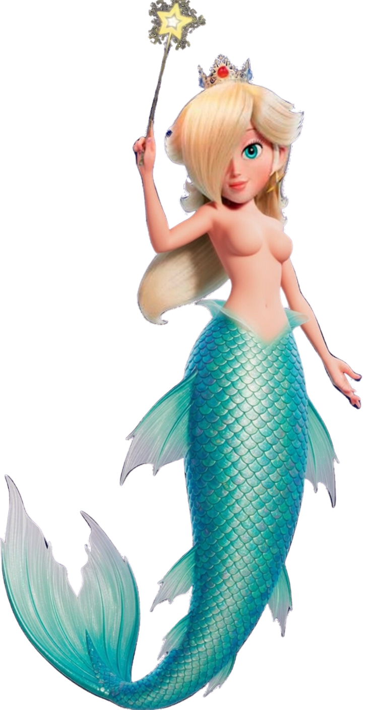 Mermaid Rosalina Blank Meme Template