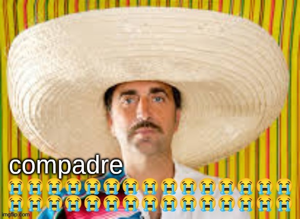 backstreet boys is the only good boy band | image tagged in compadre | made w/ Imgflip meme maker