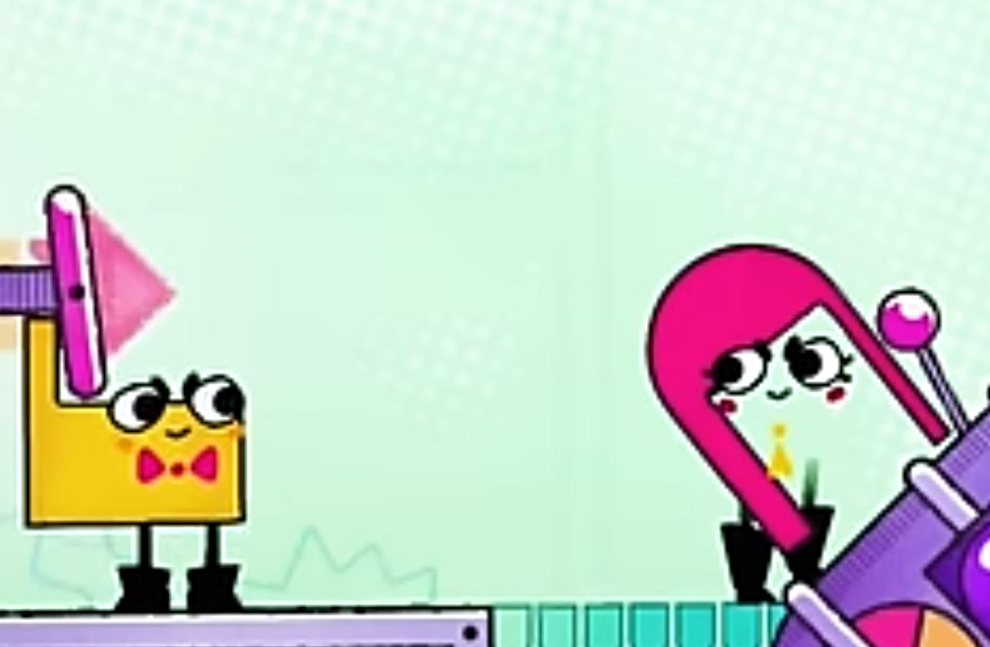 Snipperclips meme yay Blank Meme Template