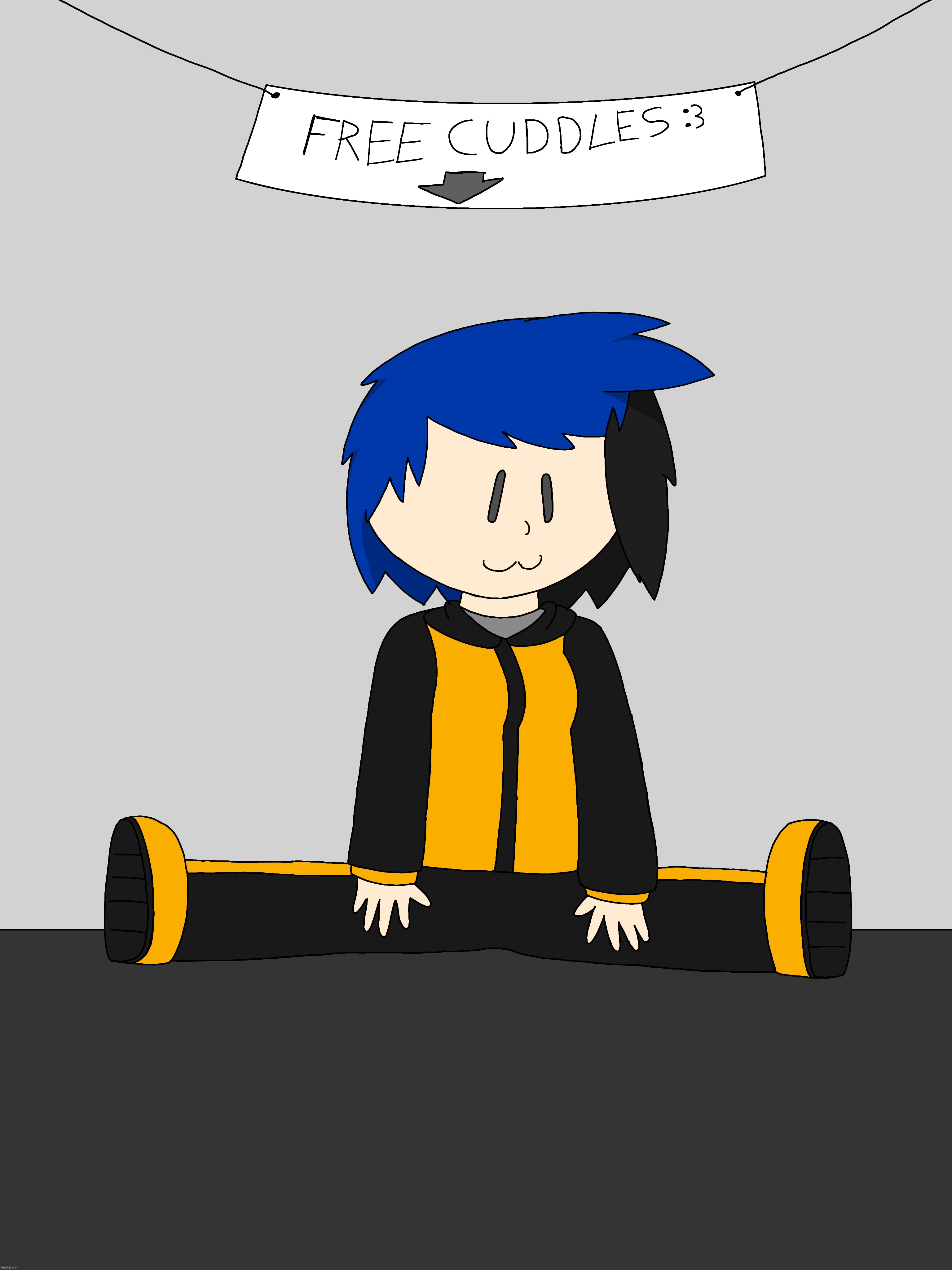 more Kit art yayyy (this one's a colorization of an older doodle) | made w/ Imgflip meme maker