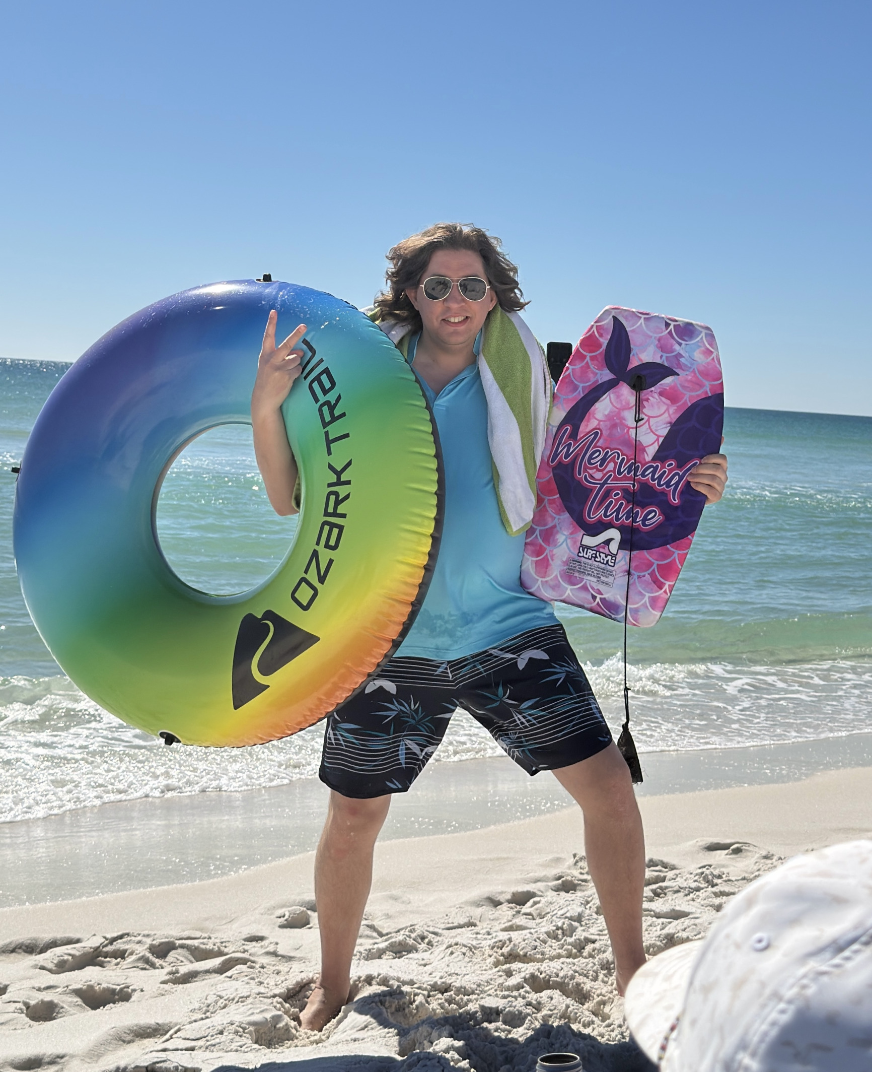 Beach Party Blank Meme Template