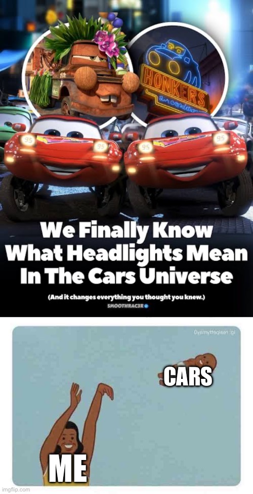 Cars; Me | image tagged in throw away baby | made w/ Imgflip meme maker