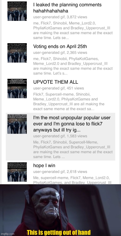 This is getting out of hand | image tagged in this is getting out of hand | made w/ Imgflip meme maker