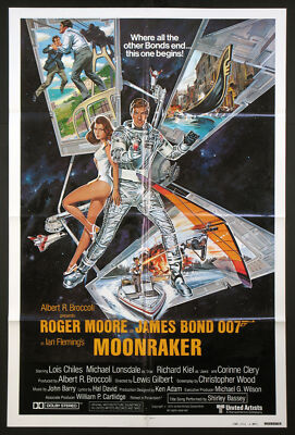 1979 Moonraker International Style B 1-sheet (27x41 inch) poster Blank Meme Template