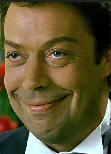tim curry smile Blank Meme Template