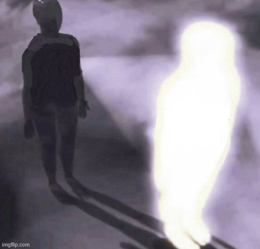 light man overshadowing black man Blank Meme Template