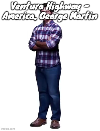 This song gives me nostalgia for some reason maybe it just reminds me of something i dont remember | Ventura Highway - America, George Martin | image tagged in sonic guy | made w/ Imgflip meme maker