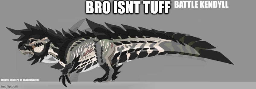 a perfect example of how NOT to do a subspecies | bro isnt tuff | image tagged in roblox,creatures of sonaria | made w/ Imgflip meme maker