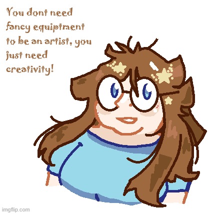 Ms paint art i made of myself | made w/ Imgflip meme maker