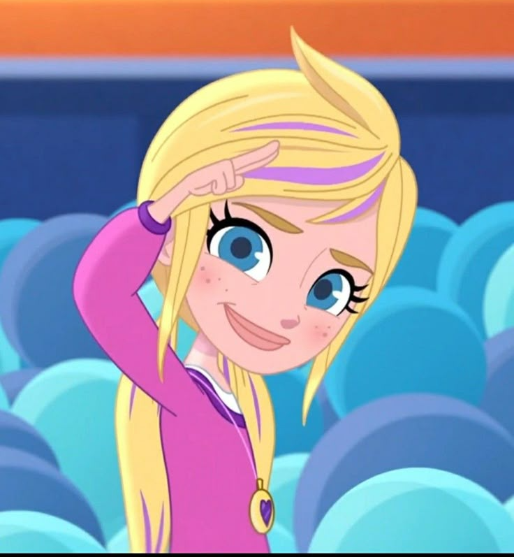 Polly Pocket salutes on Japan Blank Meme Template