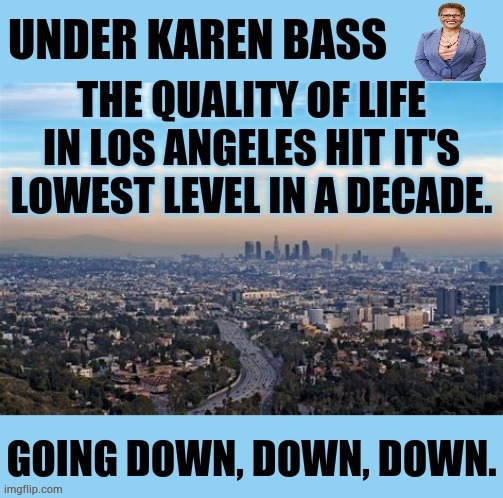 Going Down, Down, Down | image tagged in memes,under,karen,bass,going,down | made w/ Imgflip meme maker