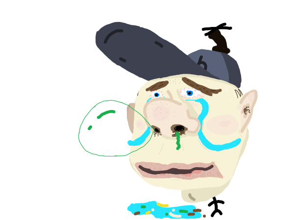 disgusting crying Blank Meme Template