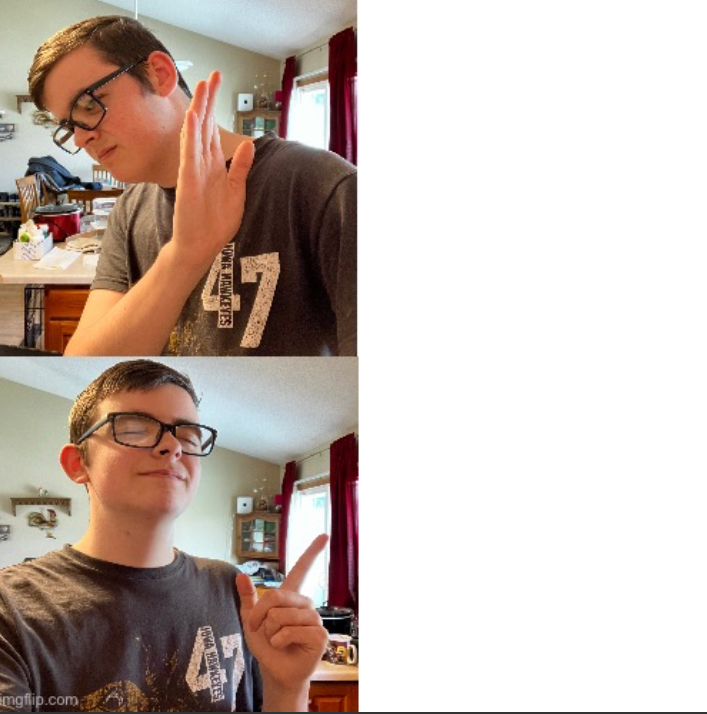 I_AM_THAT_I_AM/ Drake hotline Blank Meme Template