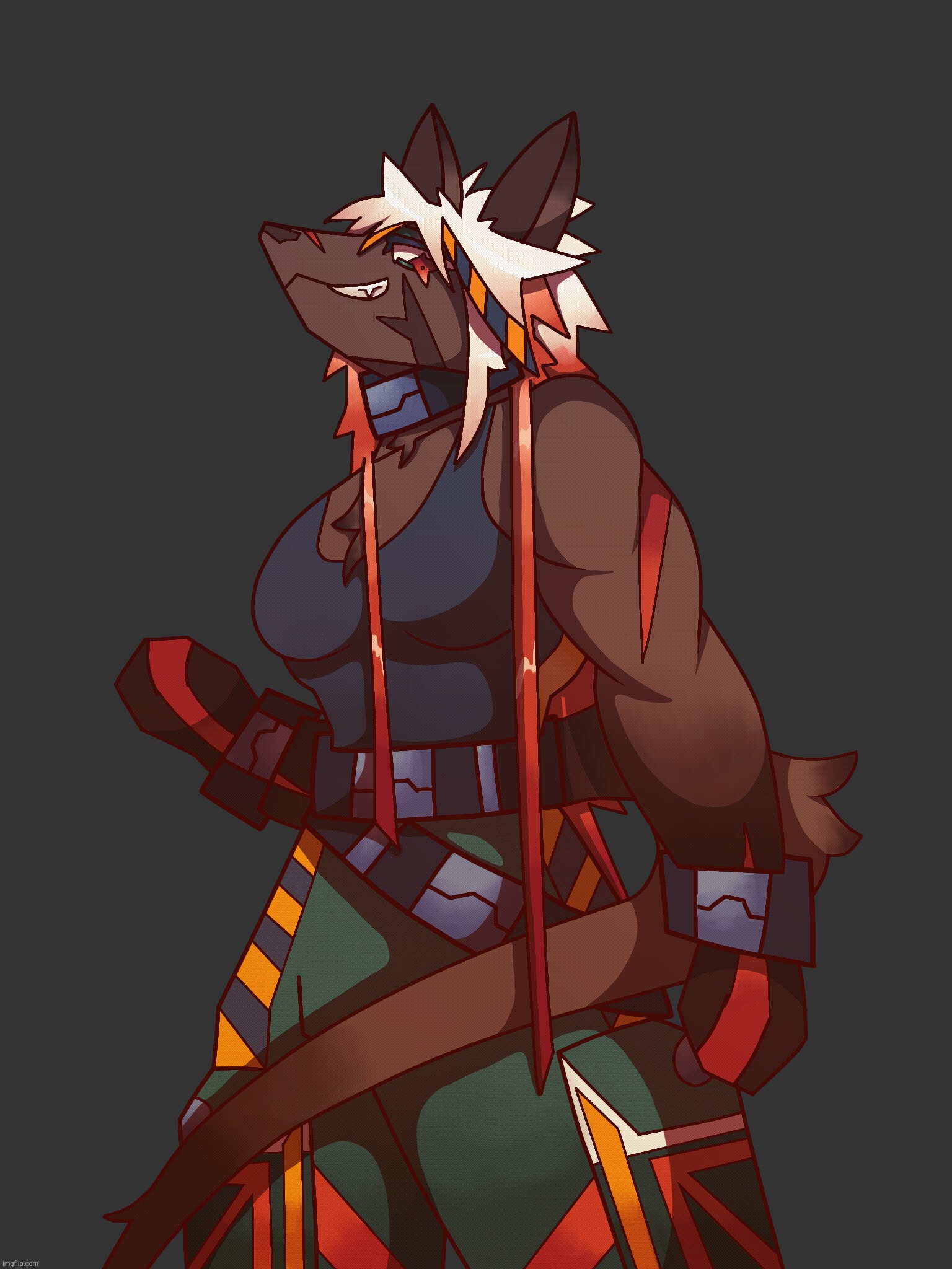 Cool and awesome jackal | image tagged in anarchy my beloved,sighs dramatically,i wish she was real | made w/ Imgflip meme maker