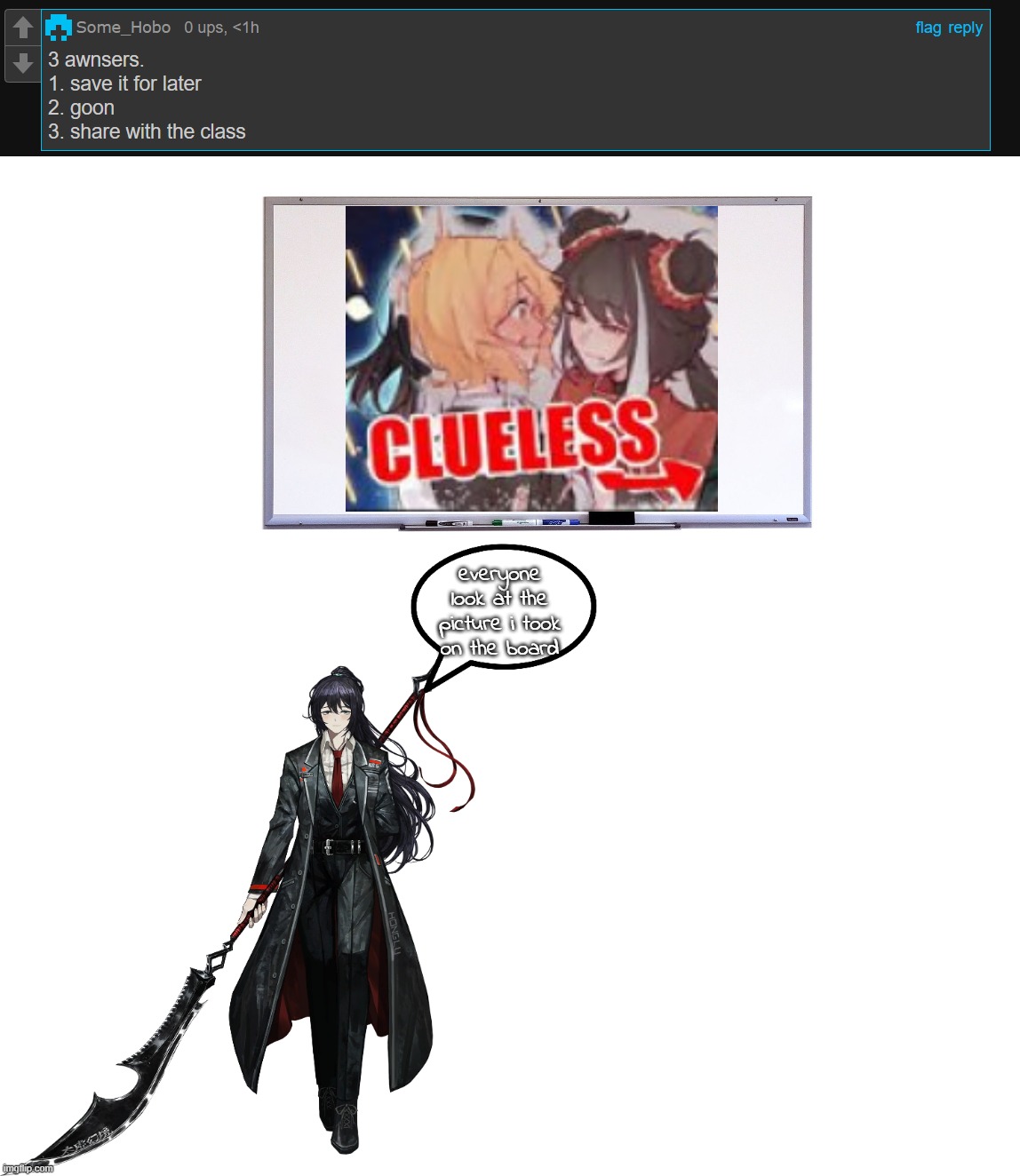 w hong lu | everyone look at the picture i took on the board | image tagged in blank transparent square | made w/ Imgflip meme maker