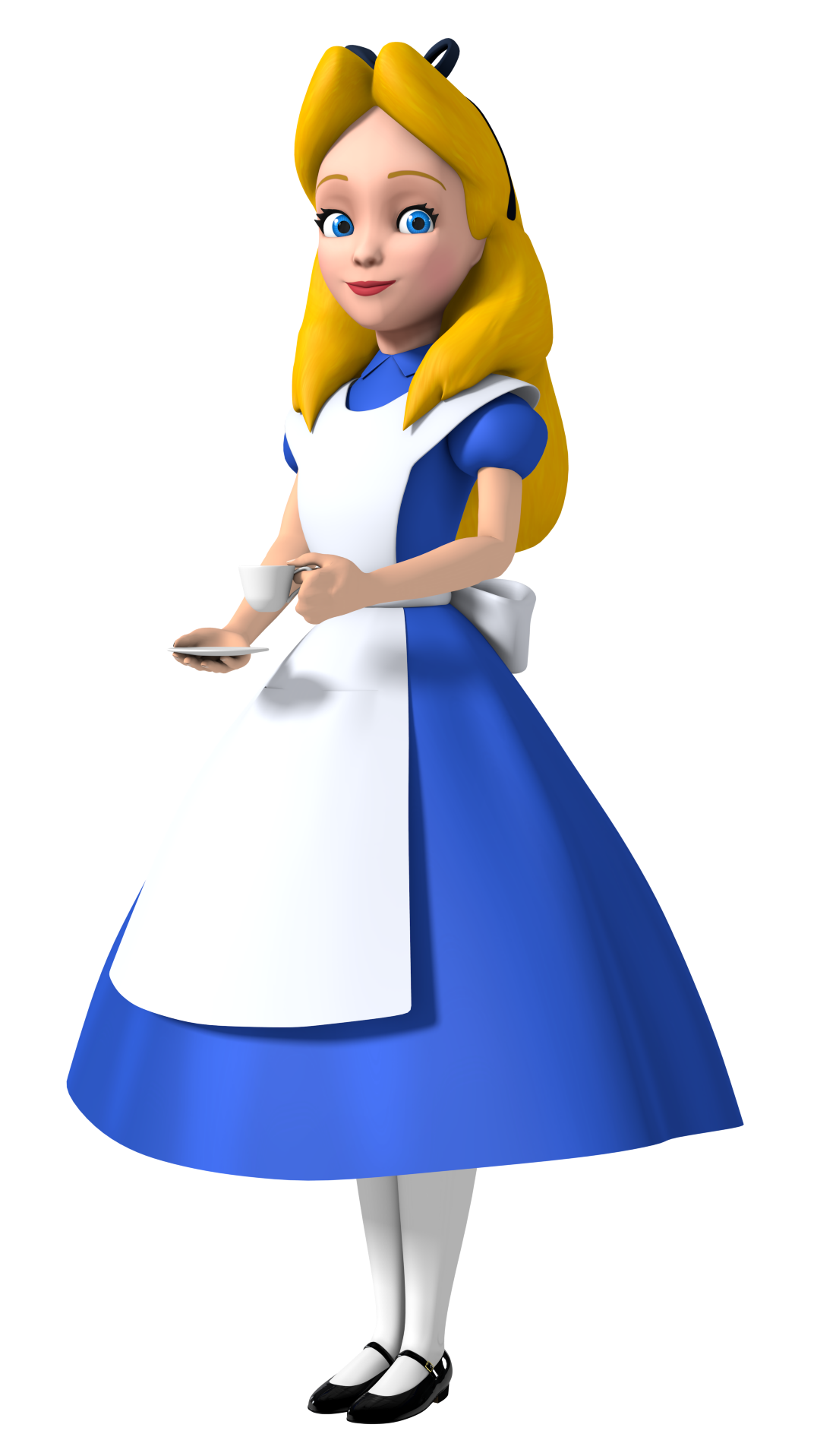 Alice 3D Render Blank Meme Template