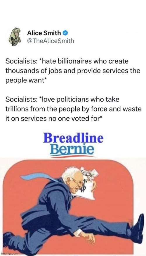 Demorhhoids BS on Billionaires | image tagged in img 10 jpeg,breadline bernie take the money and run,liberal hypocrisy | made w/ Imgflip meme maker