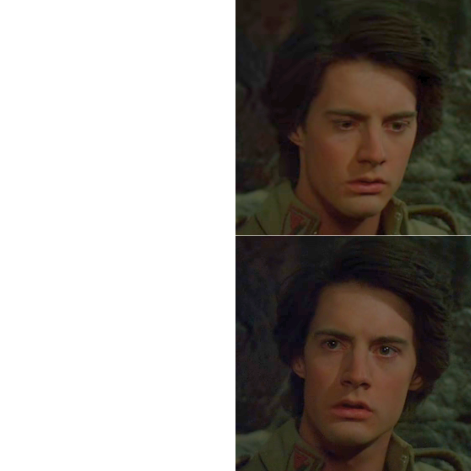 Dune 1984 - Paul's Prescience Drake Format Blank Meme Template