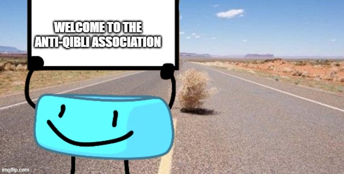 tumbleweed | welcome to the anti-qibli association | image tagged in tumbleweed | made w/ Imgflip meme maker