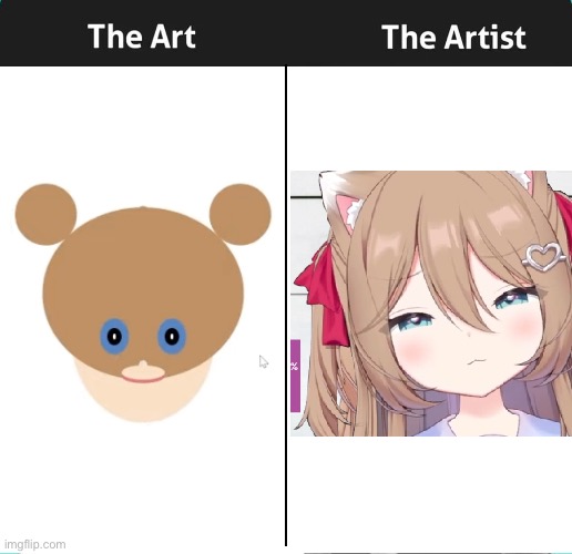 Art and the Artist | image tagged in art and the artist | made w/ Imgflip meme maker