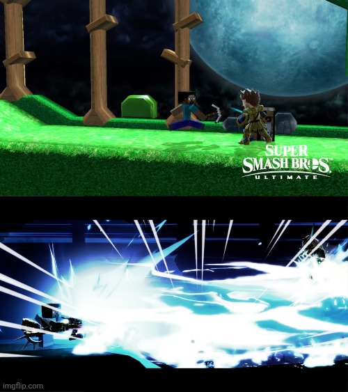 Steve VS Terrarian | image tagged in super smash bros ultimate,gaming,video games,nintendo switch,screenshots | made w/ Imgflip meme maker