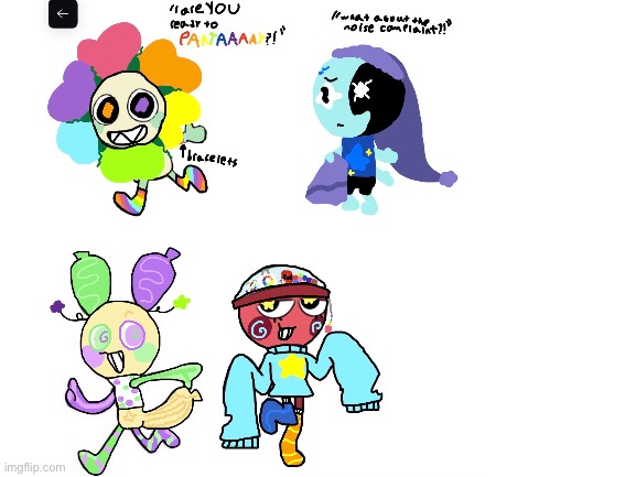 Dandy’s Rave thingy (the only ones i have as of now) | image tagged in oh no im gonna get too into this arent i,and then ill make too much of it | made w/ Imgflip meme maker