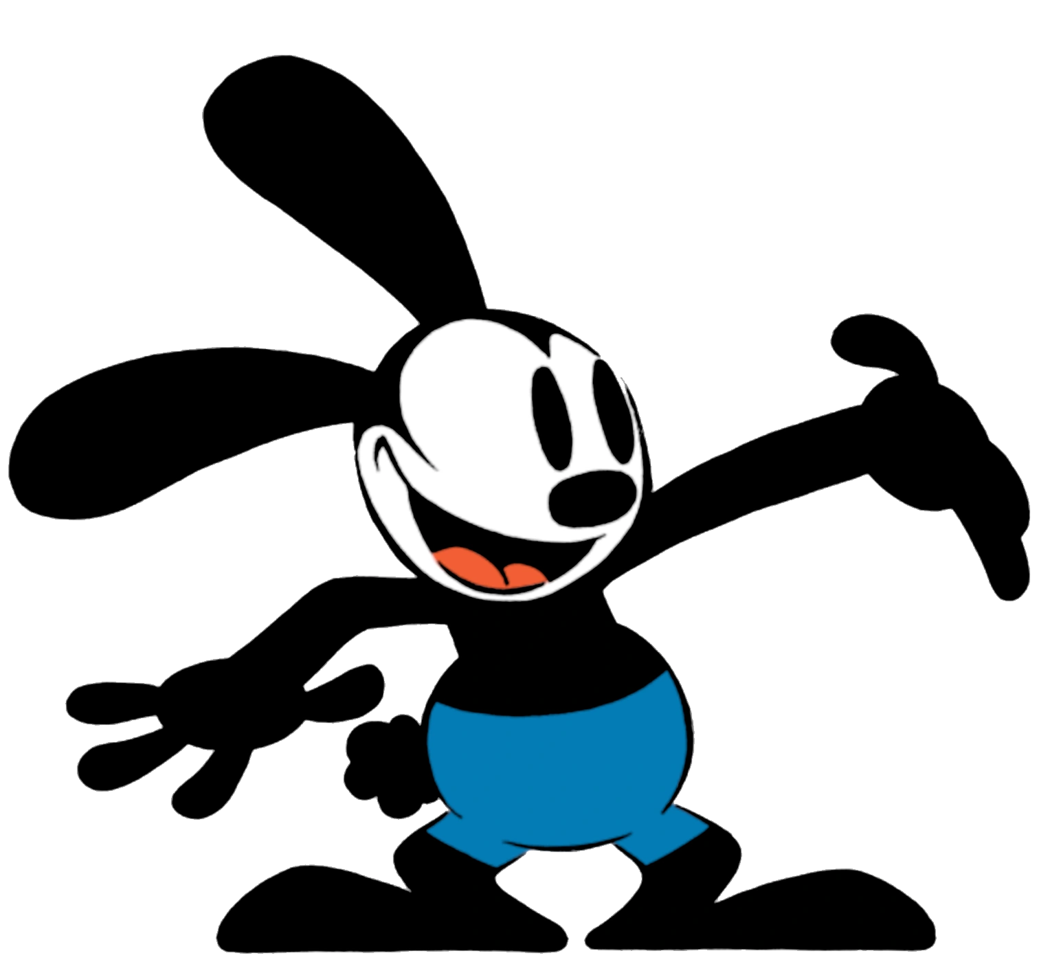Oswald the Lucky Rabbit (Mickey Mouse) Blank Meme Template