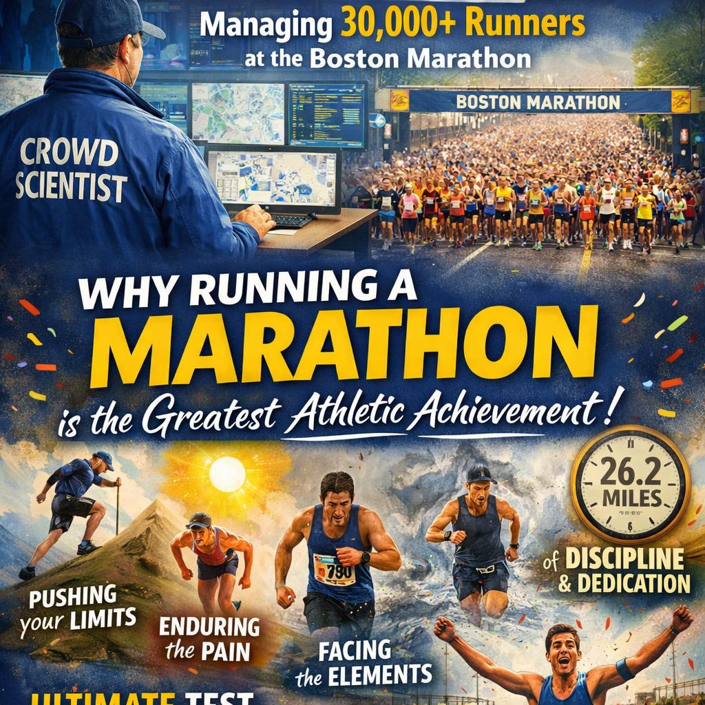 A crowd scientist is helping the Boston Marathon manage a growin Blank Meme Template