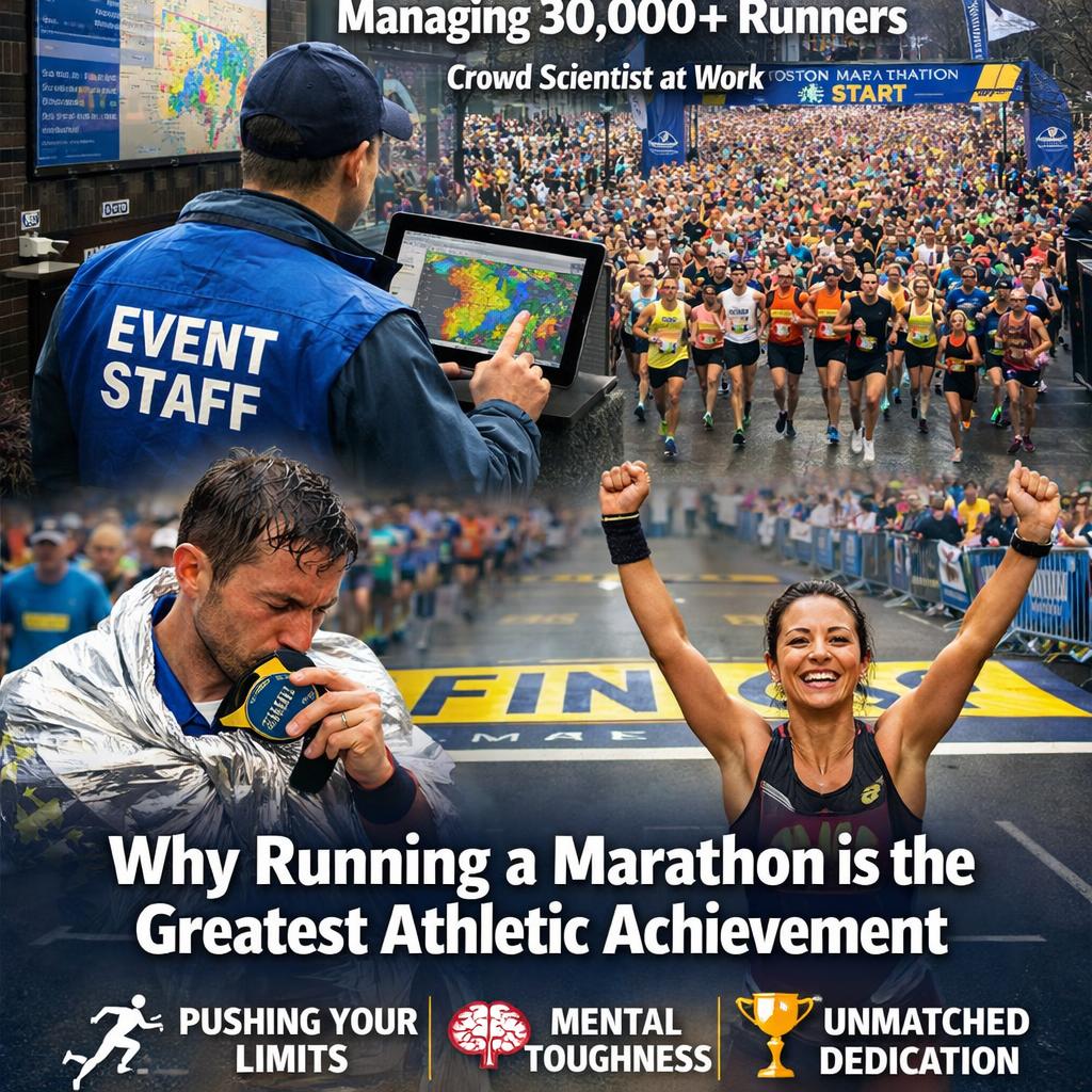 A crowd scientist is helping the Boston Marathon manage a growin Blank Meme Template