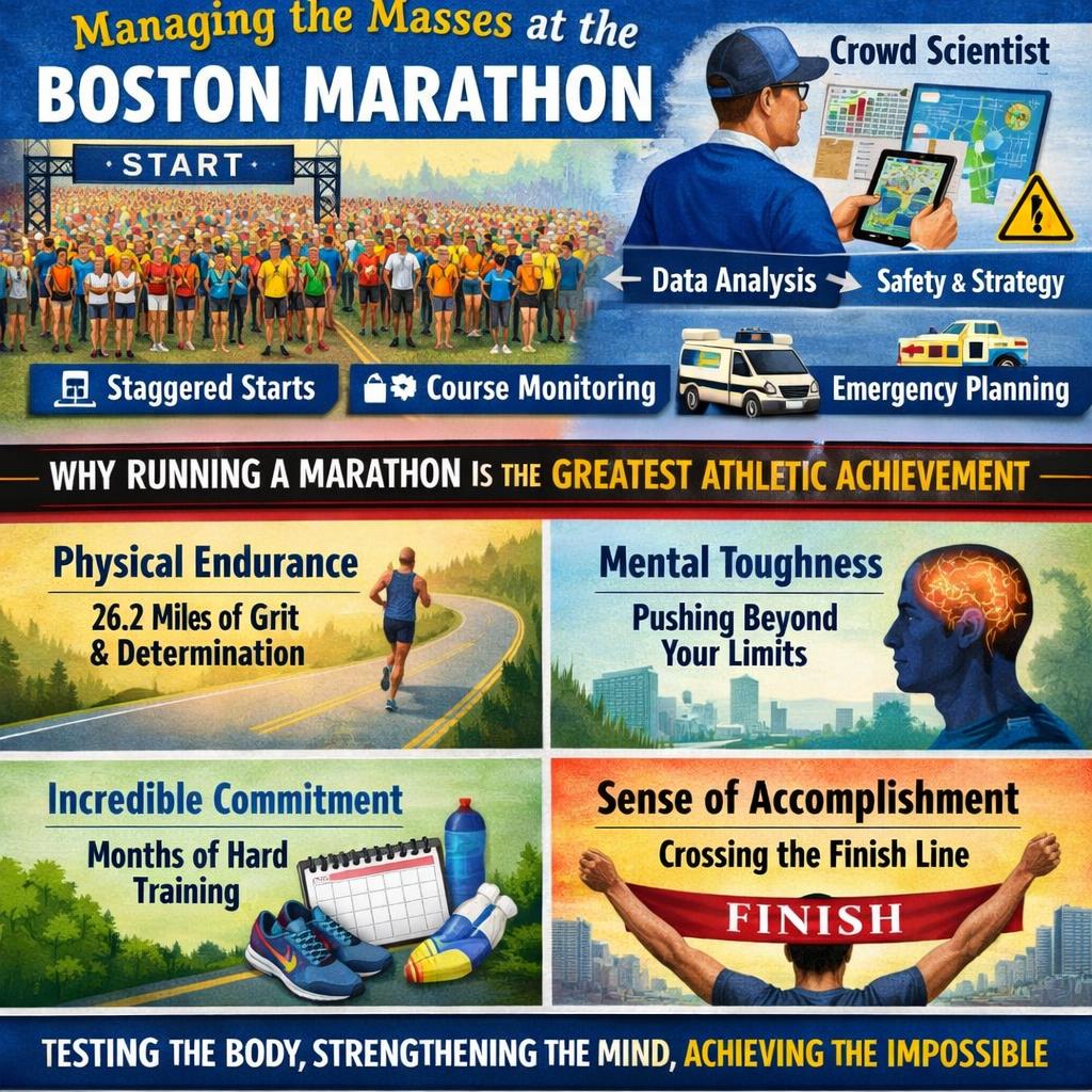 A crowd scientist is helping the Boston Marathon manage a growin Blank Meme Template