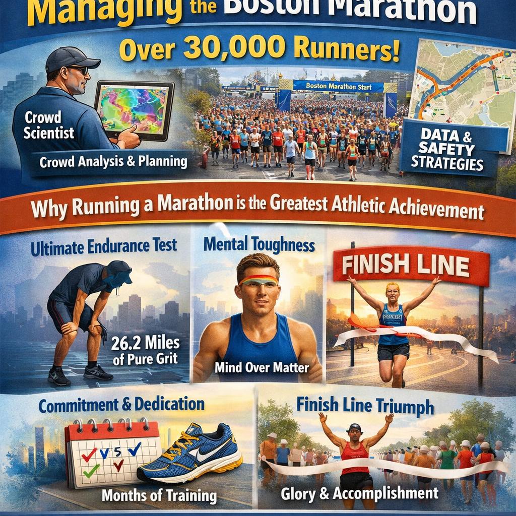 A crowd scientist is helping the Boston Marathon manage a growin Blank Meme Template